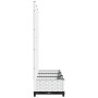 Jardinera con enrejado PP blanco 120x40x121,5 cm de , Maceteros y jardineras - Ref: Foro24-153283, Precio: 83,62 €, Descuento: %