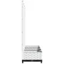 White PP planter with trellis 120x40x121.5 cm by , Pots and planters - Ref: Foro24-153283, Price: 88,03 €, Discount: %
