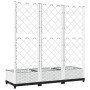 Pflanzgefäß mit weißem PP-Gitter 120x40x121,5 cm von , Töpfe und Pflanzgefäße - Ref: Foro24-153283, Preis: 101,88 €, Rabatt: %