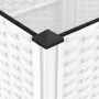 White PP planter with trellis 120x40x121.5 cm by , Pots and planters - Ref: Foro24-153283, Price: 88,03 €, Discount: %