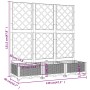 Pflanzgefäß mit weißem PP-Gitter 120x40x121,5 cm von , Töpfe und Pflanzgefäße - Ref: Foro24-153283, Preis: 101,88 €, Rabatt: %