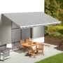 Ersatztuch für anthrazitgraue und weiße Markise 6x3 m von , Markisen - Ref: Foro24-311993, Preis: 86,43 €, Rabatt: %