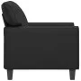 Sillón cuero sintético negro 60 cm de , Sofás - Ref: Foro24-359407, Precio: 160,94 €, Descuento: %