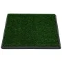 Pet toilet with green artificial grass tray 64x51x3 cm by vidaXL, Pet Underpads - Ref: Foro24-170768, Price: 35,79 €, Discoun...