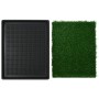 Haustiertoilette mit grüner Kunstrasenschale 64x51x3 cm von vidaXL, Haustierunterlagen - Ref: Foro24-170768, Preis: 33,05 €, ...