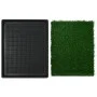 Pet toilet with green artificial grass tray 64x51x3 cm by vidaXL, Pet Underpads - Ref: Foro24-170768, Price: 35,79 €, Discoun...