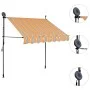 Toldo manual retráctil con LED amarillo y azul 150 cm de , Toldos - Ref: Foro24-145849, Precio: 74,08 €, Descuento: %
