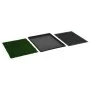 Pet toilet with green artificial grass tray 64x51x3 cm by vidaXL, Pet Underpads - Ref: Foro24-170768, Price: 35,79 €, Discoun...