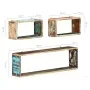 Set mit 3 Stück Wandregalen aus massivem recyceltem Holz von , Regale und Regale - Ref: Foro24-285845, Preis: 81,06 €, Rabatt: %