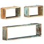 Set mit 3 Stück Wandregalen aus massivem recyceltem Holz von , Regale und Regale - Ref: Foro24-285845, Preis: 75,77 €, Rabatt: %