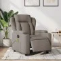 Elektrischer Massage-Liegestuhl taupegrauer Stoff von , Sessel - Ref: Foro24-3204478, Preis: 297,45 €, Rabatt: %