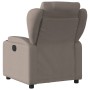 Sillón reclinable de masaje eléctrico tela gris taupe de , Sillones - Ref: Foro24-3204478, Precio: 296,58 €, Descuento: %