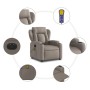 Sillón reclinable de masaje eléctrico tela gris taupe de , Sillones - Ref: Foro24-3204478, Precio: 296,58 €, Descuento: %