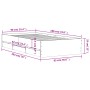 Weißes Holzwerkstoffbett mit Schubladen 190x190 cm von , Betten und Lattenroste - Ref: Foro24-3207322, Preis: 132,91 €, Rabat...