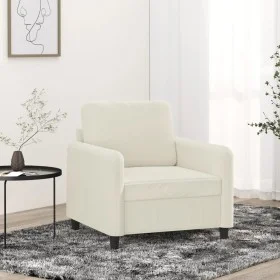 Cremefarbener Samtsessel 60 cm von , Sofas - Ref: Foro24-359430, Preis: 173,99 €, Rabatt: %
