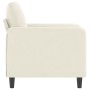 Cremefarbener Samtsessel 60 cm von , Sofas - Ref: Foro24-359430, Preis: 179,52 €, Rabatt: %