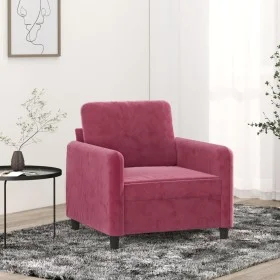 Sessel aus rotem Samt 60 cm von , Sofas - Ref: Foro24-359426, Preis: 171,77 €, Rabatt: %