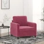 Sessel aus rotem Samt 60 cm von , Sofas - Ref: Foro24-359426, Preis: 171,77 €, Rabatt: %