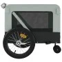 Bicycle pet trailer, iron frame, Oxford fabric in gray and black. by , pet strollers - Ref: Foro24-93937, Price: 98,99 €, Dis...
