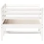 Solid white pine wood sofa bed 90x200 cm by , Beds and slatted bases - Ref: Foro24-842871, Price: 128,87 €, Discount: %