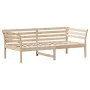 Solid pine wood sofa bed 90x190 cm by , Beds and slatted bases - Ref: Foro24-842878, Price: 106,52 €, Discount: %