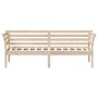 Schlafsofa aus massivem Kiefernholz, 90 x 190 cm von , Betten und Lattenroste - Ref: Foro24-842878, Preis: 107,52 €, Rabatt: %