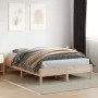 Solid pine wood bed frame 120x200 cm by , Beds and slatted bases - Ref: Foro24-842702, Price: 96,06 €, Discount: %