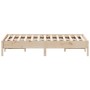 Solid pine wood bed frame 120x200 cm by , Beds and slatted bases - Ref: Foro24-842702, Price: 97,05 €, Discount: %