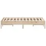 Solid pine wood bed frame 120x200 cm by , Beds and slatted bases - Ref: Foro24-842702, Price: 96,06 €, Discount: %