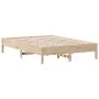 Solid pine wood bed frame 120x200 cm by , Beds and slatted bases - Ref: Foro24-842702, Price: 96,06 €, Discount: %