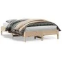 Solid pine wood bed frame 140x200 cm by , Beds and slatted bases - Ref: Foro24-842698, Price: 102,64 €, Discount: %
