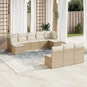Garden sofa set with beige cushions, 10 pieces, made of synthetic rattan. by , Garden sets - Ref: Foro24-3250127, Price: 605,...