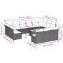14-teiliges Gartensofa-Set mit beigen synthetischen Rattankissen von , Gartensets - Ref: Foro24-3250237, Preis: 913,17 €, Rab...