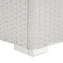 Sonnenliege mit schwarzem Kissen synthetisches Rattan weiß von , Liegen - Ref: Foro24-317107, Preis: 138,64 €, Rabatt: %
