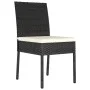 Garten-Esszimmerstühle 2 Einheiten synthetisches Rattan schwarz von , Gartenstühle - Ref: Foro24-317166, Preis: 102,04 €, Rab...