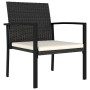 Garden dining chairs 2 units black synthetic rattan by , Garden chairs - Ref: Foro24-317170, Price: 132,83 €, Discount: %