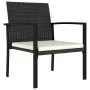 Garden dining chairs 2 units black synthetic rattan by , Garden chairs - Ref: Foro24-317170, Price: 130,60 €, Discount: %