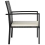 Garden dining chairs 2 units black synthetic rattan by , Garden chairs - Ref: Foro24-317170, Price: 130,60 €, Discount: %