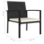 Garten-Esszimmerstühle 2 Einheiten synthetisches Rattan schwarz von , Gartenstühle - Ref: Foro24-317170, Preis: 130,60 €, Rab...