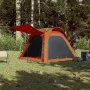 4-person waterproof quick-opening tent, gray orange by , tents - Ref: Foro24-94358, Price: 106,03 €, Discount: %