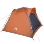4 Pers wasserdichtes Zelt Schnellöffnung grau orange von , Zelte - Ref: Foro24-94358, Preis: 106,03 €, Rabatt: %