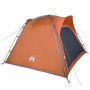 4 Pers wasserdichtes Zelt Schnellöffnung grau orange von , Zelte - Ref: Foro24-94358, Preis: 104,17 €, Rabatt: %