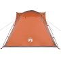 4 Pers wasserdichtes Zelt Schnellöffnung grau orange von , Zelte - Ref: Foro24-94358, Preis: 104,17 €, Rabatt: %