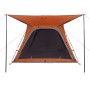 4 Pers wasserdichtes Zelt Schnellöffnung grau orange von , Zelte - Ref: Foro24-94358, Preis: 104,17 €, Rabatt: %