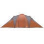Familienzelt mit wasserdichter Kuppel 6 Personen grau orange von , Zelte - Ref: Foro24-94345, Preis: 141,11 €, Rabatt: %