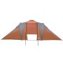 Familienzelt mit wasserdichter Kuppel 6 Personen grau orange von , Zelte - Ref: Foro24-94345, Preis: 141,11 €, Rabatt: %