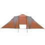 Familienzelt mit wasserdichter Kuppel 6 Personen grau orange von , Zelte - Ref: Foro24-94345, Preis: 146,06 €, Rabatt: %