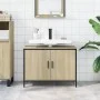 Bathroom vanity cabinet in Sonoma oak engineered wood, 80x30x60 cm. by , Dressing tables - Ref: Foro24-842452, Price: 58,13 €...