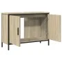 Bathroom vanity cabinet in Sonoma oak engineered wood, 80x30x60 cm. by , Dressing tables - Ref: Foro24-842452, Price: 58,13 €...