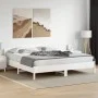 Solid white pine wood headboard bed frame 180x200 cm by , Beds and slatted bases - Ref: Foro24-3216192, Price: 219,91 €, Disc...